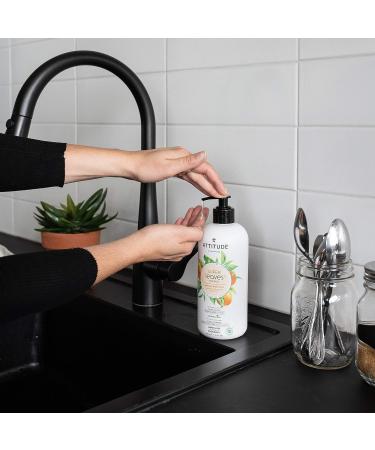 ATTITUDE Liquid Hand Soap 16 Fl Oz - Vegan & Cruelty-free, Plant-Based Formula with Orange Leaves - Personal Care Product - Buy Online on SooperMarket.com