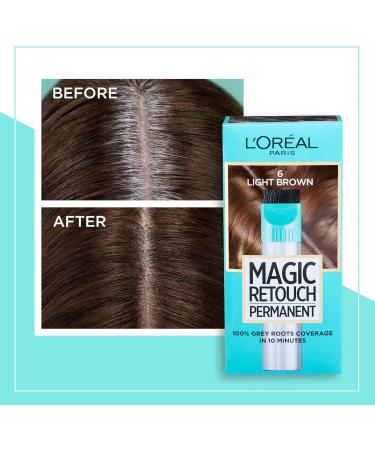 L'Or al Paris Magic Retouch Permanent Root Concealer Touching Up Grey Hair Dye Darket Brown 3 MAGIC RETOUCH PERMANENT 3 DARKEST BROWN 95 g (Pack of 1) - Buy Online on SooperMarket.com