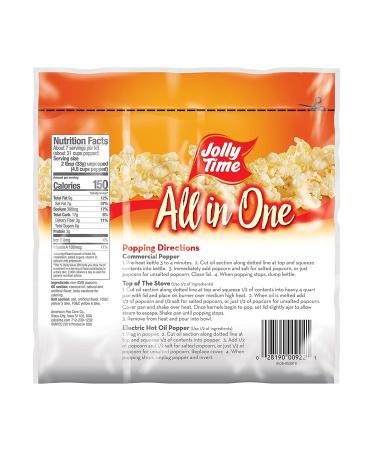 JOLLY TIME All-in-One Popcorn Kit - 24 Pack 6oz Kettle | Movie Theater & Air Popper Ready - Buy Online on SooperMarket.com