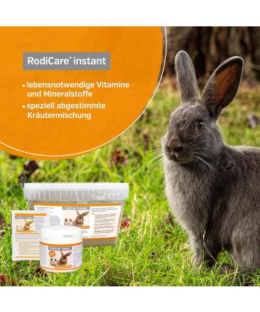 Alfavet Rodicare Instant P ppelfutter for Dwarf Rabbits Guinea Pigs & Small Rodents 170g Herbal Feed for Weakened Appetite - Buy Online on SooperMarket.com