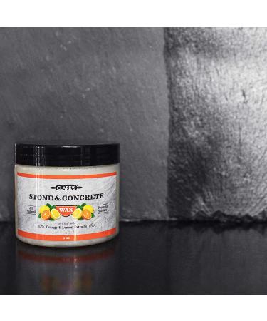 CLARKs Natural Stone Wax | Seal & Protect Soapstone, Slate, Concrete | Carnauba & Beeswax | Kitchen & Bath Countertops | Lemon & Orange Extract | 6oz - Buy Online on SooperMarket.com