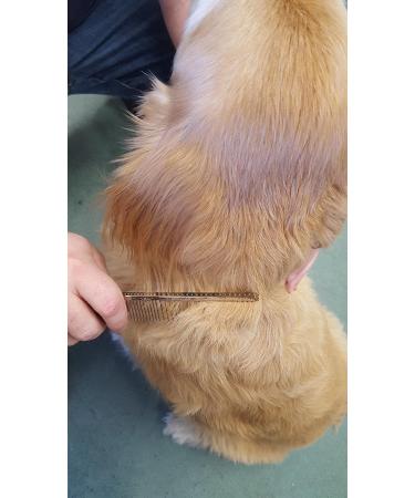 Resco US-Made Combination Comb for Dogs and Cats - Teeth/Medium-Coarse Spacing Nickel - Buy Online on SooperMarket.com