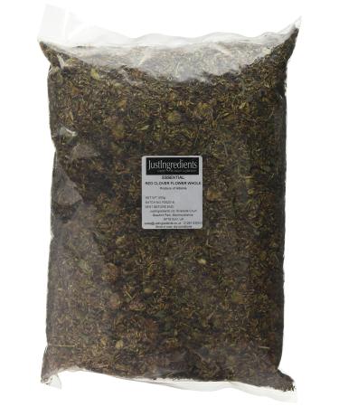 JustIngredients Essentials Red Clover Flowers 500 g 500 g (Pack of 1)