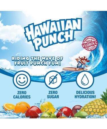 Hawaiian Punch Fruit Juicy Red Liquid Water Enhancer - New Better Taste! (4 Bottles, Makes 96 Flavored Water Drinks) - Sugar Free, Zero Calorie - Buy Online on SooperMarket.com