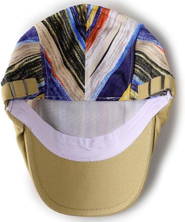 PORSYOND Men Flat Cap Newsboy Hat Beret Cabbie Ivy Patchwork Adjustable Gatsby F-khaki OS - Buy Online on SooperMarket.com
