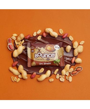 Bounce Chocolate Brownie Plant Protein Balls - Vegan Dark Chocolate Coated 12x40g - 12 Count Pack - Buy Online on SooperMarket.com