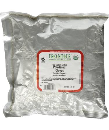 Frontier Herb Bulk Cloves Organic Powder Ground, 1 Pound