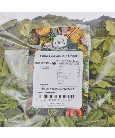 Old India Lime Leaves 250g Premium Air-Dried Leaves for Authentic Cooking - Buy Online on SooperMarket.com