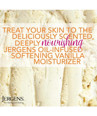 Jergens Softening Vanilla Oil-Infused Moisturizer 16.8oz | Soothing Full-Body Moisture with Sweet Vanilla Essence | International Shipping Available - Buy Online on SooperMarket.com