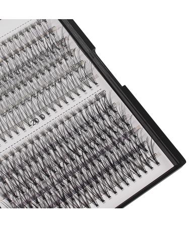 240pcs C Curl 10D20D Cluster Eyelashes Mixed Set - 0.07mm & 0.10mm, Multiple Lengths for Professional Makeup - Buy Online on SooperMarket.com