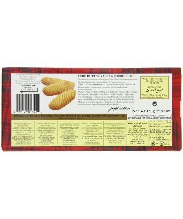 Walkers Shortbread Vanilla Cookies 5.3oz Box - Pack of 4 | Delicious Vanilla Flavor - Buy Online on SooperMarket.com