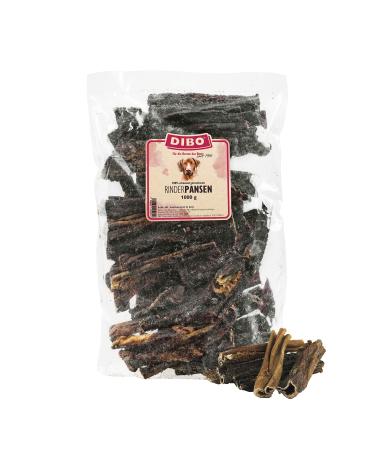 Dibo beef pans 1000g the small natural chew snack or treat for in between dog food quality chewing items without chemistry 1 kg (1 Pack)