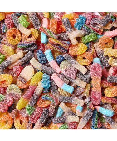 BON BAG - Vegan Fizzy Pick And Mix Sweets 1L Pouch Bags Of Sweets. Sour Fizzy Bulk Candy Assortment In Large Resealable Party Bag (800g) - Buy Online on SooperMarket.com