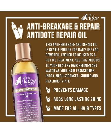 The Mane Choice Ancient Egyptian Anti-Breakage & Repair Antidote Oil 8oz - Strengthen and Restore Hair - Buy Online on SooperMarket.com