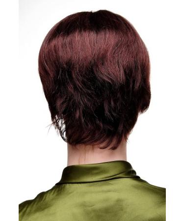 Shop Short Women's Bob Human Hair Wig - Chestnut Brown Mix (2T33) | 8951HH-2T33 - International Shipping Available - Buy Online on SooperMarket.com