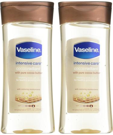 Vaseline Total Moisture Cocoa Radiant Body Gel Oil - 6.8 oz - 2 Pack | Hydrating Skin Care - Buy Online on SooperMarket.com
