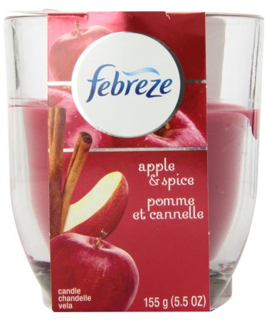 Febreze Febreze Candle Apple Spice & Delight Air Freshener 155 g (Pack of 6)- Packaging May Vary