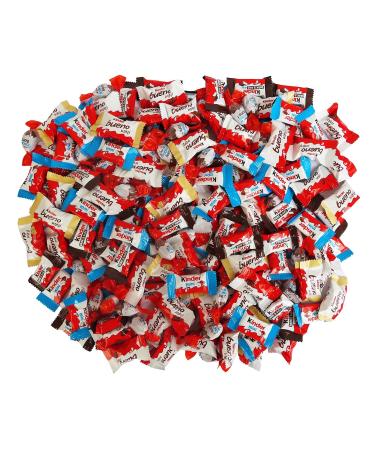 Party Bucket with Ferrero Kinder Minis - Individually Wrapped Chocolate Treats 966g Pack - Perfect for Celebrations & Events - Buy Online on SooperMarket.com