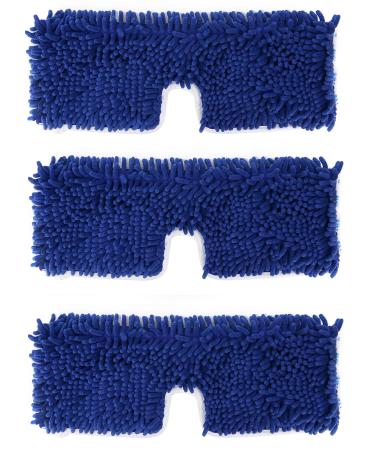 3 Pack Mop Refills Compatible with O-Ceda Dua-Action Microfiber Mop, Replacement Mop Heads for Dry/Wet Use, Machine Washable Double Sided All Surface Cleaning