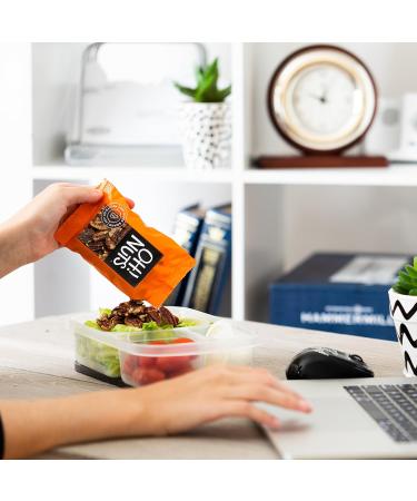 Oh! Nuts Snack Packs - All Natural Keto Snack - Assorted Box of 12 Individual Bags (Roasted Salted Pecans) - Buy Online on SooperMarket.com