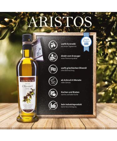 Olive Oil Gift Set | Premium Greek Cold Pressed Koroneiki | ARISTOS Gift Bag with Viewing Window - Buy Online on SooperMarket.com