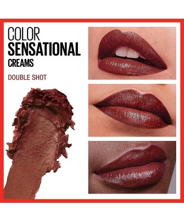 Maybelline Color Sensational Lipstick  Lip Makeup  Cream Finish  Hydrating Lipstick  Nude  Pink  Red  Plum Lip Color  Double Shot  0.15 oz  (Packaging May Vary) 111 DOUBLE SHOT 0.15 Ounce (Pack of 1) - Buy Online on SooperMarket.com