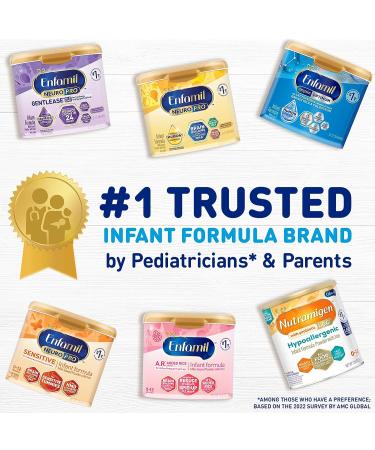 Enfamil NeuroPro Baby Formula Triple Prebiotic Immune Blend | 2'FL HMO & Omega-3 DHA | Non-GMO | 36.4 oz Refill Box - 4 Count - Buy Online on SooperMarket.com