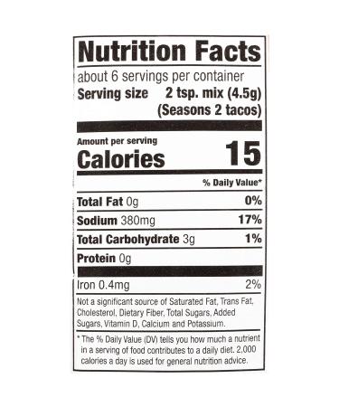 Buy McCormick Original Taco Seasoning Mix - 1 oz (28 g) | Perfect for Tacos & Recipes - Buy Online on SooperMarket.com