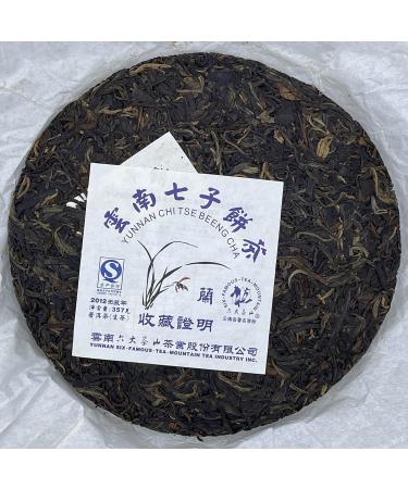Pu-erh tea 2012 SIX FAMOUS TEA MOUNTAIN orchid 357 Raw - Buy Online on SooperMarket.com