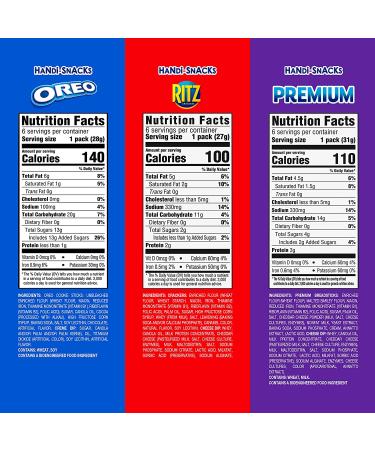 Handi-Snacks OREO, RITZ & Premium Variety Pack - 30 Snack Packs - Buy Online on SooperMarket.com