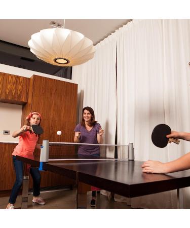 Champion Sports Table Tennis Set with Paddles, Balls, Portable Net & Post - On-The-Go Kit - Buy Online on SooperMarket.com