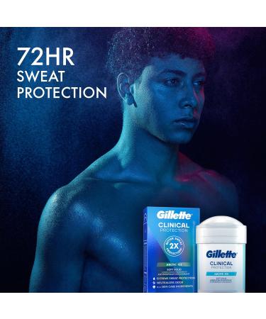Gillette Clinical Antiperspirant and Dedorant for Men Arctic Ice 1.7oz (Pack of 3) Artic Ice (Pack of 3) 1.7 Ounce (Pack of 3) - Buy Online on SooperMarket.com