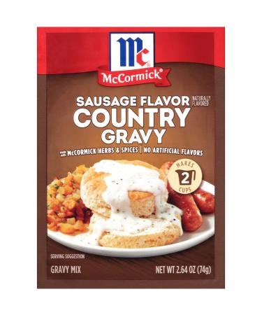 McCormick Sausage Flavor Country Gravy Mix, 2.64 oz (Pack of 8)