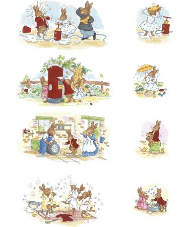 Royal Doulton Bunnykins Nursery Set - Baby Plate & Feeding Spoon | Fine Bone China | Multi | 2-Piece Set - Buy Online on SooperMarket.com