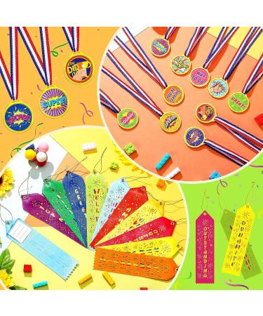 100 Pieces Winner Award Medal and Ribbons for Kids - Ideal for Competitions, School Contests, and Sports Events - Buy Online on SooperMarket.com
