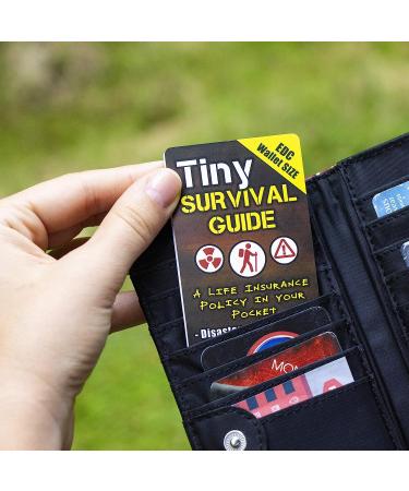 Tiny Survival Guide: Ultimate Disaster Emergency Pocket Handbook for First Aid - Fits in Wallet/Glove Box - 1 Compact Survival Micro Guide - Buy Online on SooperMarket.com