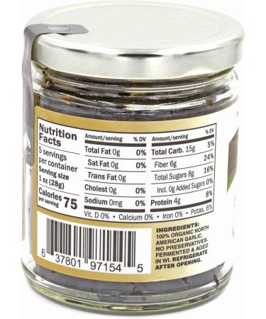 Black Garlic "100% North American Peeled" 142 Grams...Artisianal Fermented up to 120 Days - Buy Online on SooperMarket.com