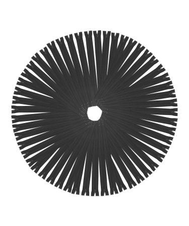 Nylon Zippers for Sewing  Bulk Zipper Supplies by Mandala Crafts (14 Inches  Black) 14 Inches Black