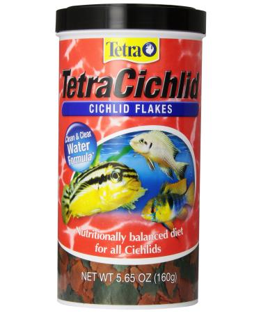 Tetra TetraCichlid Balanced Diet Flakes Food for Cichlids 5.65 Ounce (Pack of 1) Flakes