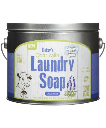 Brooke & Nora at Home - Daisy s Goat Milk Laundry Soap Organic Laundry Detergent with Lavender Scent Gluten-Free Paraben-Free Lasts up to 120 Loads