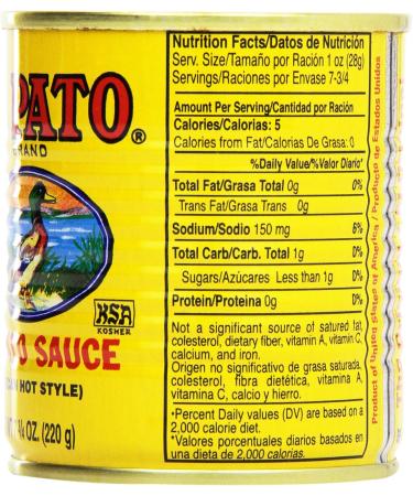 El Pato Sauce Hot Tomato 7.75 Oz - Buy Online on SooperMarket.com