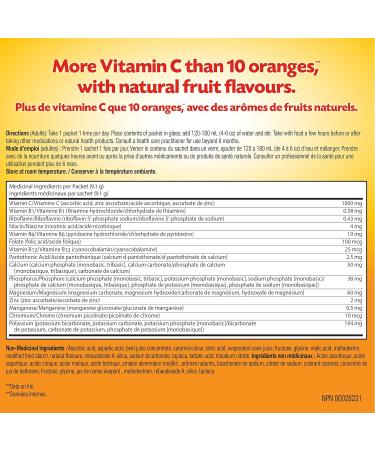 Emergen-C Raspberry (30 Count) 1000mg Vitamin C/Electrolytes/B Vitamins Mineral Supplement & Lemon-Lime (30 Count) 1000mg Vitamin C/Electrolytes/B Vitamins Mineral Supplement Vitamin + Vitamin C - Buy Online on SooperMarket.com