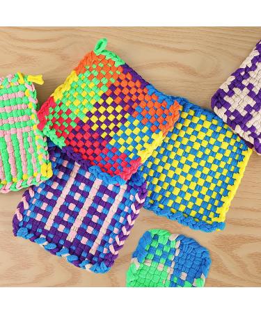 DAI Weaving Loom Kit for Kids and Adults - Potholder Loops Toys - Beginners Knitting Set with Metal Crochet Hooks - Ages 6-12 - Buy Online on SooperMarket.com