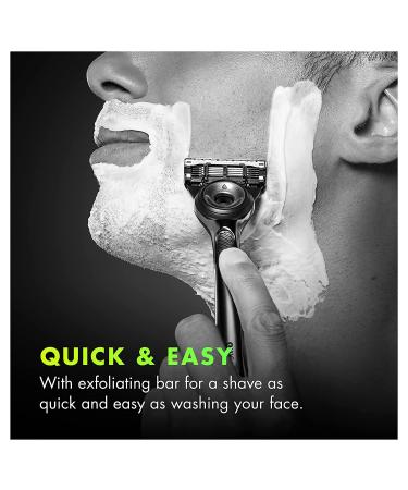 GilletteLabs Men's Razor Blade Refills â€“ Exfoliating Bar & Heated Razor Compatible, 4 Cartridges - Buy Online on SooperMarket.com