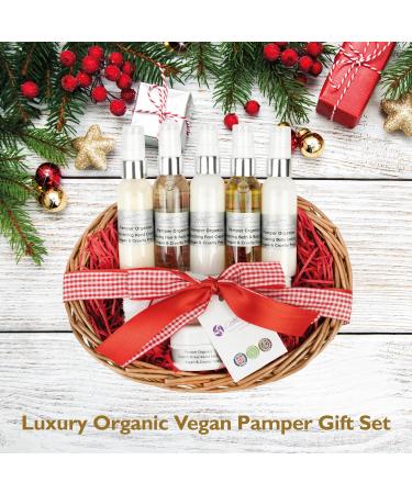Pamper gift basket for women organic pamper basket mums pampering gift for her self care gift vegan pamper gift set pamper skincare gift women bath and body set women womens pamper gift - Buy Online on SooperMarket.com