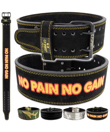 C.P.Sports Powerlifting - belt training belt weight lifting belt fitness belt bodybuilding weight lifting XL 98-124cm no gain