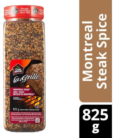 Club House La Grille Grilling Made Easy Montreal Steak Spice Seasoning 825g & Quality Natural Herbs and Spices Granulated Onion 600g - Buy Online on SooperMarket.com
