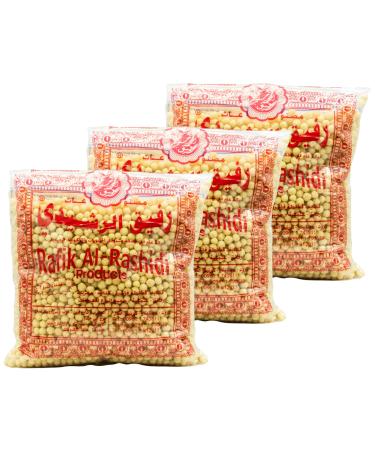 Al Rashidi - Moghrabieh Couscous Pearls - oriental natural couscous - Arabic whole wheat semolina 800 g (3 x 800 g)