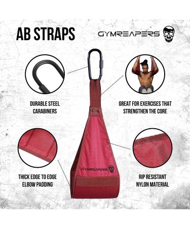 Gymreapers Hanging Ab Straps - Padded Arm Supports for Core Strength & Abdominal Training - Buy Online on SooperMarket.com