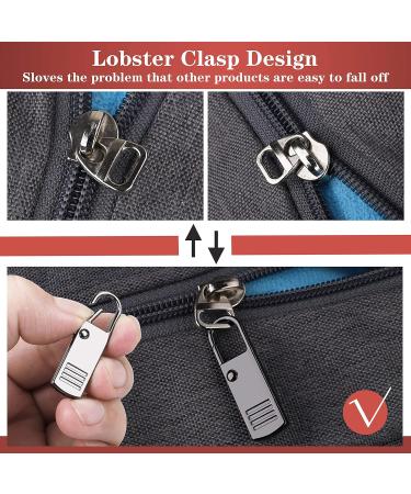 Universal Metal Zipper Pull Replacement Sliders 4PCS - Repair Kit for Suitcases, Backpacks, Wallets - Fixer for Luggage, Jackets, Coats - Buy Online on SooperMarket.com